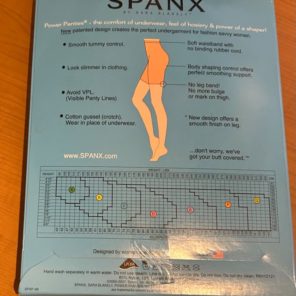 SPANX Power Panties Size G Bare - Picture 2 of 2